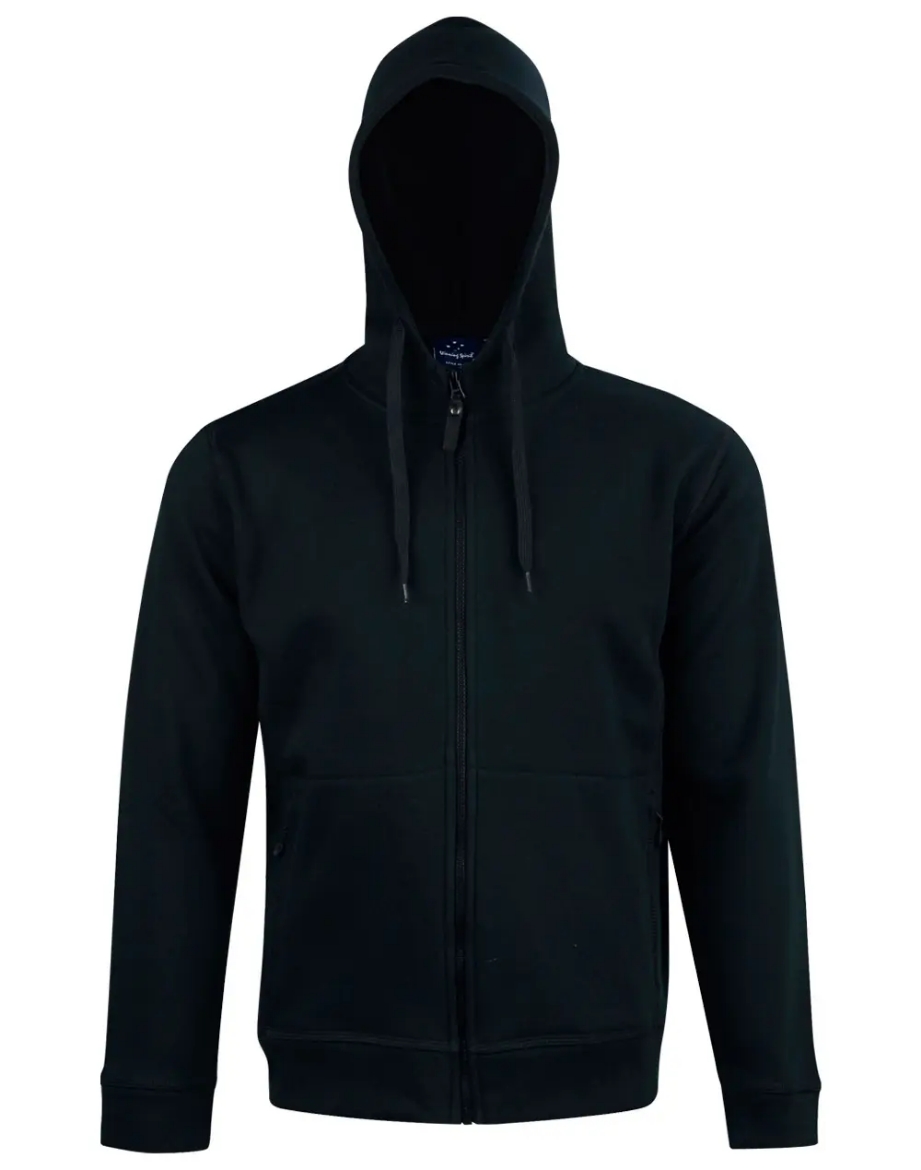 Picture of Winning Spirit, Men's Full Zip Contrast Fleece Hoodie